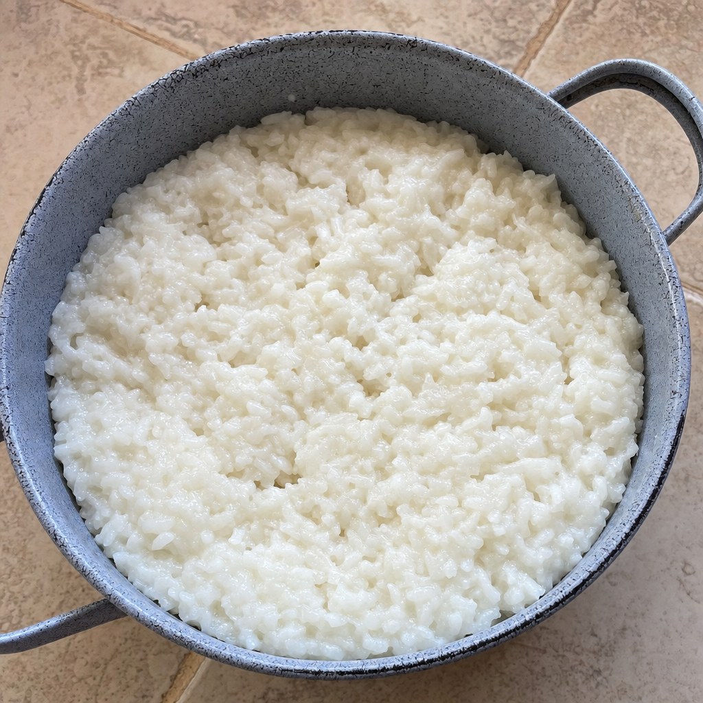 ANTES. BATIDO, PEGADO EN UNA SOLA MASA.
